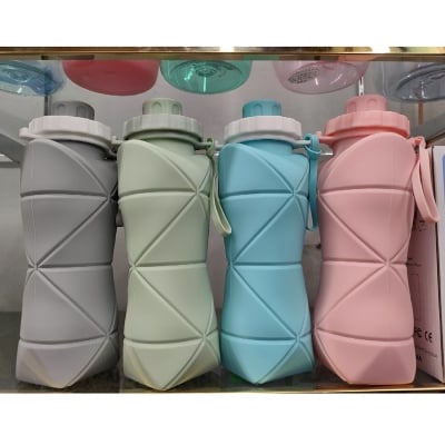 Picture of Folding Silicone Water Bottle 600ml