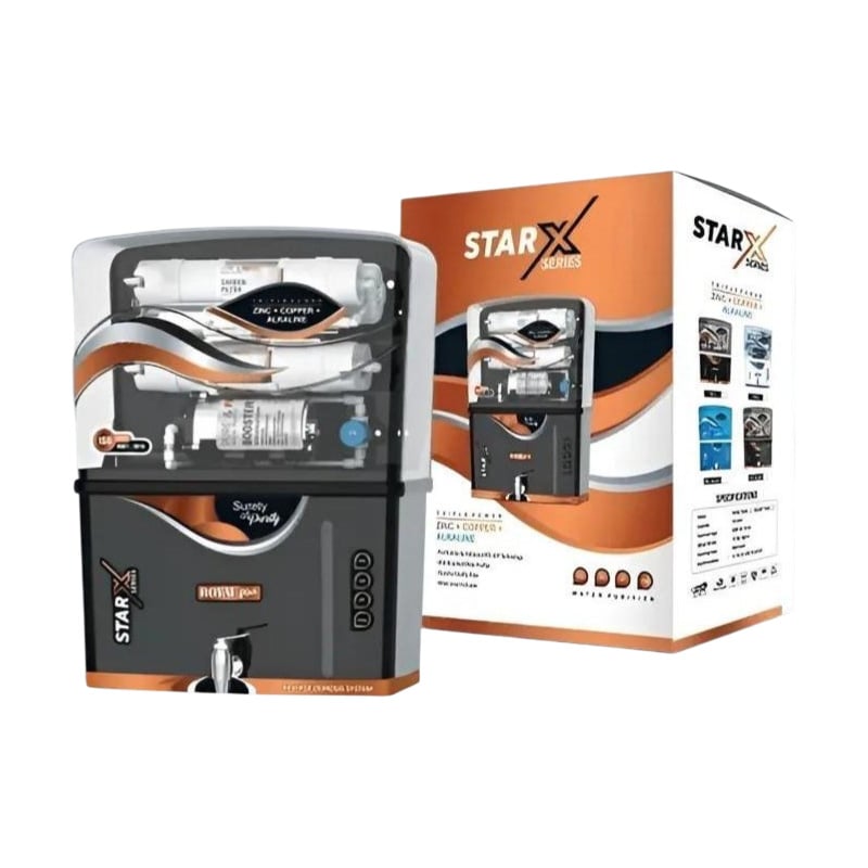 Picture of Star X Black RO 9 Stage Water Filter 100 GPD – বিশুদ্ধ পানির জন্য Smart RO+UV+Mineral Purifier