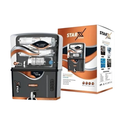 Picture of Star X Black RO 9 Stage Water Filter 100 GPD – বিশুদ্ধ পানির জন্য Smart RO+UV+Mineral Purifier