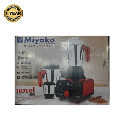 Picture of Miyako 3 in 1 Blender & Mixer Grinder Novel | 850 Watt | Made in India 