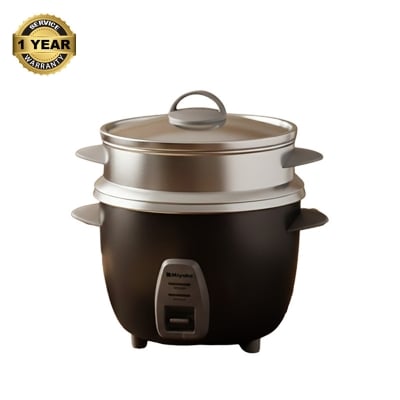 Picture of Miyako 1.5 Liter Rice Cooker Plus Momo Maker MRC-515 YLD DOUBLE POT Multicolor
