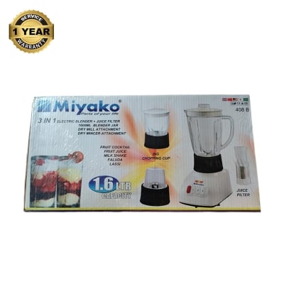 Picture of Miyako Blender with juicer Filter | Capacity : 1.6 Litre | Model : 408 B 