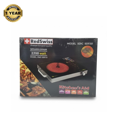 Picture of RedSwiss 2200WATT Infrared Cooker RSIC-SD010 ALL POT SUPPORT Mixed