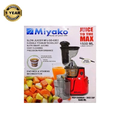Picture of 1500ML Miyako Slow Juicer MFJ-SD-60E2 Multicolor