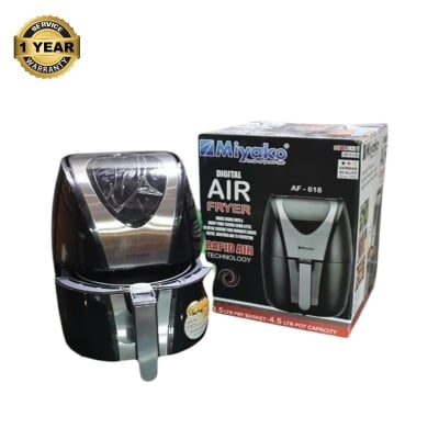 Picture of Miyako Digital Electric Air Fryer AF-618 | 3.5 Ltr Fry Basket | 4.5 Ltr Pot Capacity Multicolor