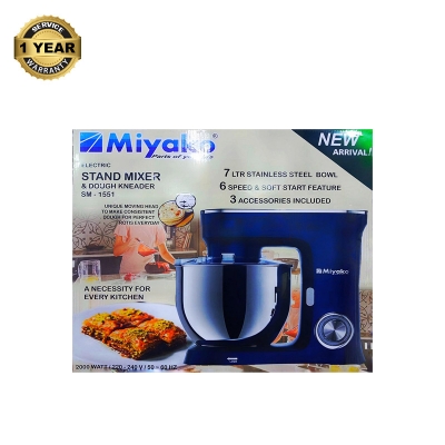 Picture of Miyako 7 Liter Stand Mixer 2000W SM-1551 Multicolor