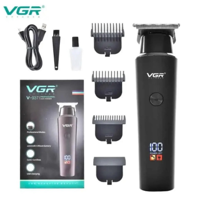 Picture of VGR V-937 Professional Rechargeable Hair Trimmer For Men - 500 Minutes Runtime-Blacks