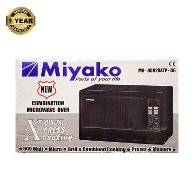 Picture of Miyako 20L Microwave Oven D6 Model Kitchen Appliance Multicolor