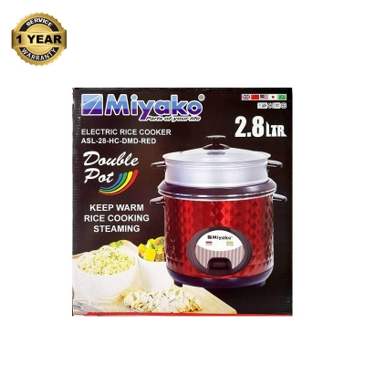 Picture of Miyako 2.8 LTR Double Pot Rice Cooker ASL-28-HC-DMD Multicolor