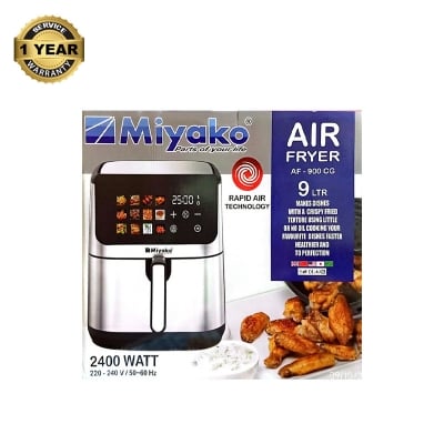 Picture of Miyako 9 Ltr Digital Touch Control Panel Air Fryer AF-900 CG Multicolor