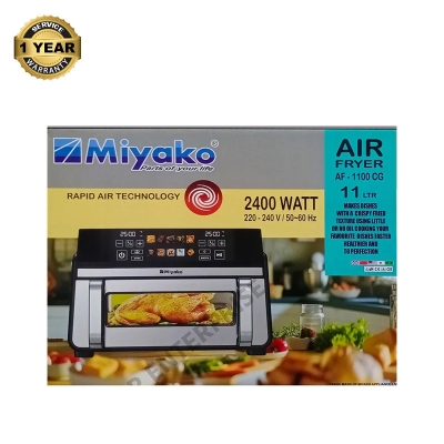 Picture of Miyako Air Fryer AF-1100 CG Non Stick Food Grade Inverter Tech Rapid Air Technology-11L Capacity 2400 WATT Multicolor