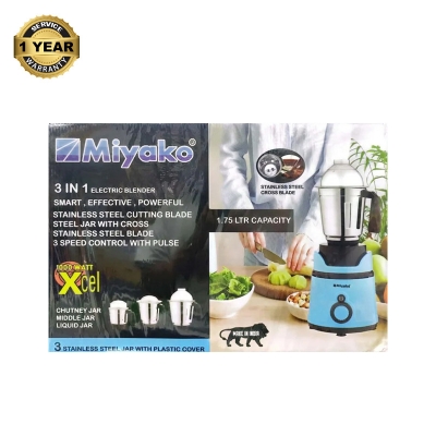 Picture of Miyako 3 in 1 Blender plus Grinder Xcel 1000WATT 