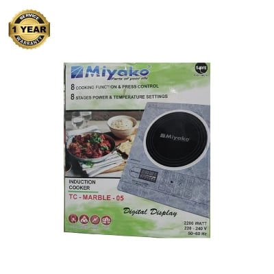Picture of Miyako Induction Cooker TC-MARBLE05 / MARBLE04 (INVERTER) FREE COOKING POT Mixed