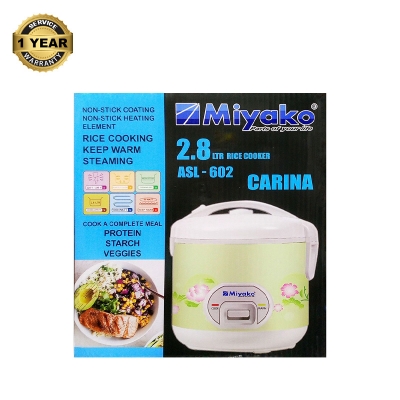 Picture of Miyako 2.8 Liter Family Size Rice Cooker ASL-602 Multicolor-ASL602