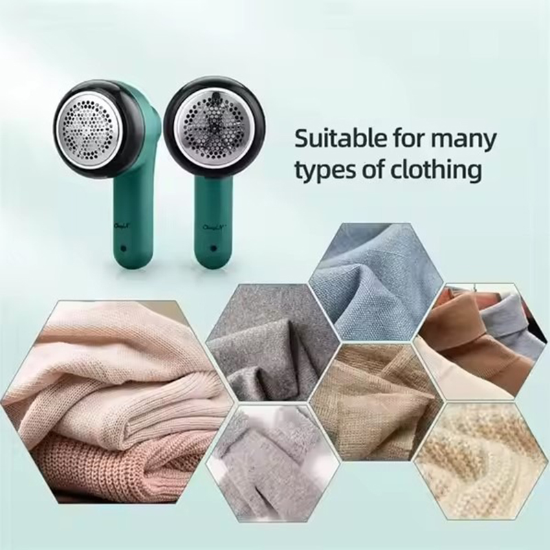 Picture of Portable Electric Lint Remover From Sweater Clothes Hair Ball Trimmer Fuzz Pellet Cut Fluff Machine Fabric Shaver Home Appliance-Multicolor