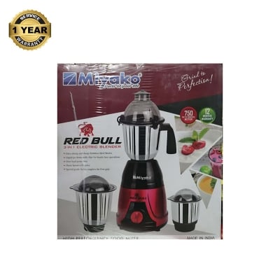 Picture of Miyako Blender Red plus Bull Mixer Grinder 750 watts 