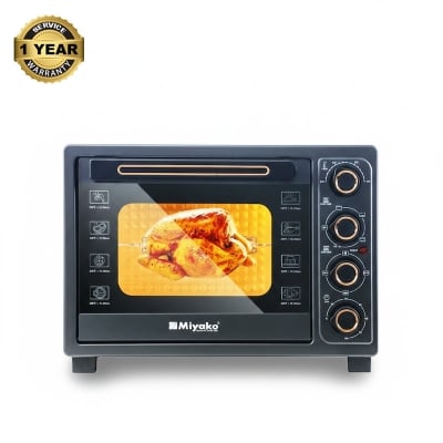 Picture of Miyako MT-450RCL-D-RB Double Glass Door Multifunctional Electric Oven With Air Fryer Black