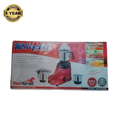 Picture of Miyako 3 IN 1 Blender & Mixer Grinder | Red Horse | 1000 Watt | Made in India 