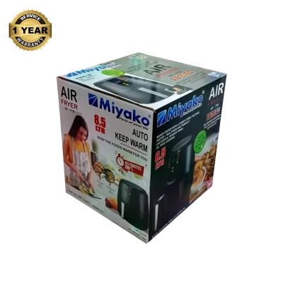 Picture of 8.5 Liter Miyako Air Fryer AF-718 Digital Touch Control Panel Multicolor