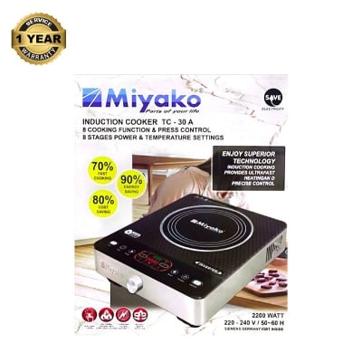 Picture of Miyako Induction Cooker TC- 101 YK / 30 A / MARBLE07 / MARBLE02 / MARBLE01 (INVERTER) TC-101-YK