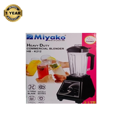 Picture of 1500 WATT Miyako Heavy Duty Commercial Blender 6 Turbo blade HB-K212 