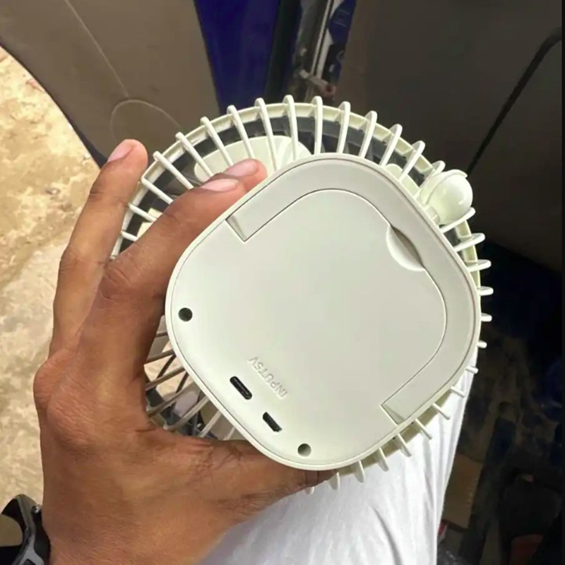Picture of Table Fan - JY Super JY-2218 Rechargeable Portable Mini Table Fan - AC/DC-Multicolor