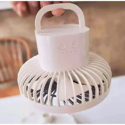 Picture of Table Fan - JY Super JY-2218 Rechargeable Portable Mini Table Fan - AC/DC-Multicolor