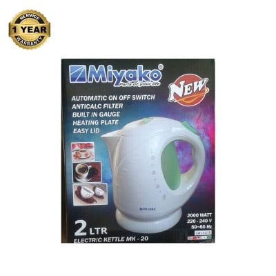 Picture of 2 Liter Miyako electric kettle MK-20 Multicolor