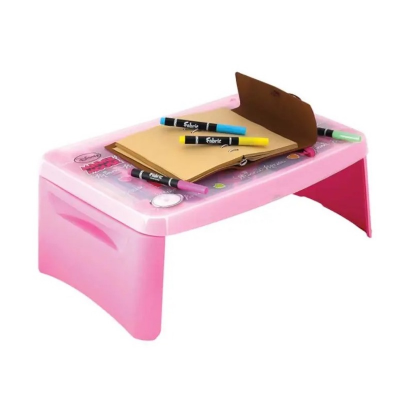 Picture of Folding Baby Study Desk with Storage Portable Study - Laptop Table-Blue, Pink