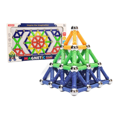 Picture of 3D Magnetic Sticks 108 Pcs