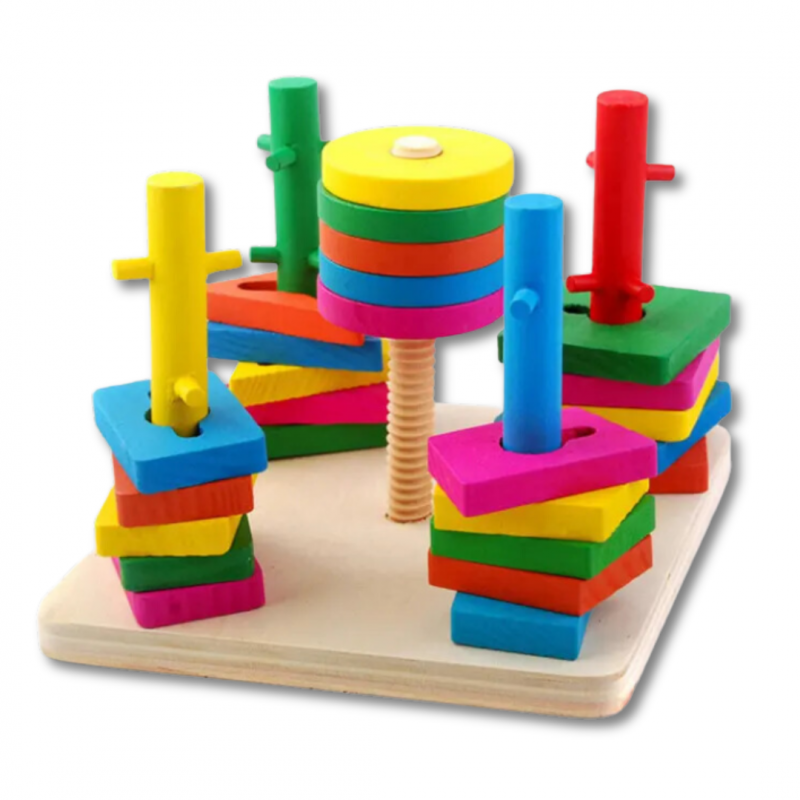 Picture of 5 Sets of Column Building Block