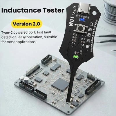 Picture of Motherboard Coil Tester Inductor Detector Tool for PC Repair Electromagnetic Induction Quick Fault Check Multicolor similar RELIFE XA5 OSW-01 