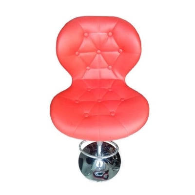 Picture of Modern Stool Metal Swivel Bar Chair (Red)