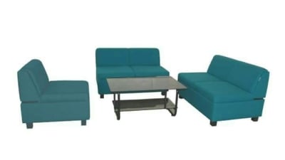 Picture of Super Quality New Sofa , 2+2+1, Without Center Table (Blue)