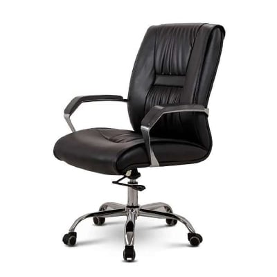 Picture of Mid Back Luxurious Executive Chair - Black (Black)