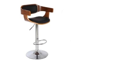 Picture of Adjustable Height Swivel High Quality Bar Stools (Maroon)