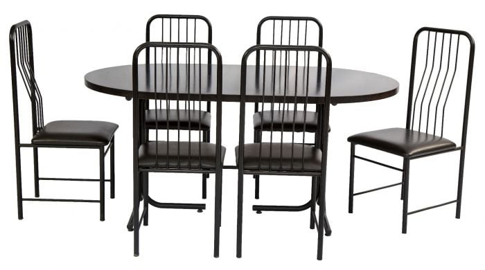Picture of ডাইনিং সেট-6 সিটের চেয়ার - table (Black)