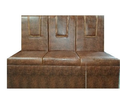 Picture of 3 - Seater Restaurant Sofa (Brown)