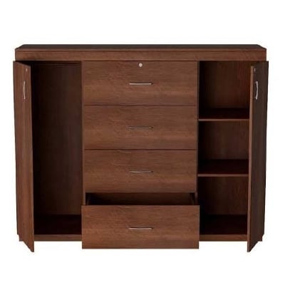 Picture of Melamine Laminated Board 4 feet by 4 feet Almari (Brown)