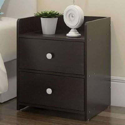 Picture of Melamine Laminated Board 2 feet by 1.5 feet Side table (Black)