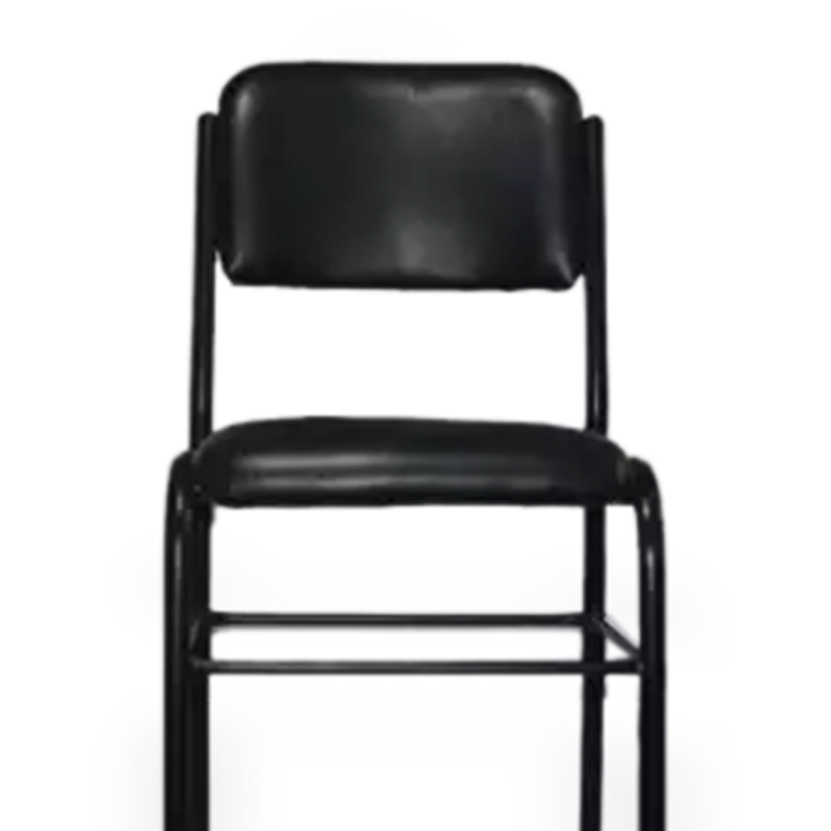 Picture of MS Visitor Chair Foam and Leather - BLACK (Black)
