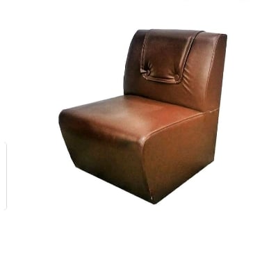 Picture of Arm Less Single Seater Sofa - Chocolate (Chocolate)