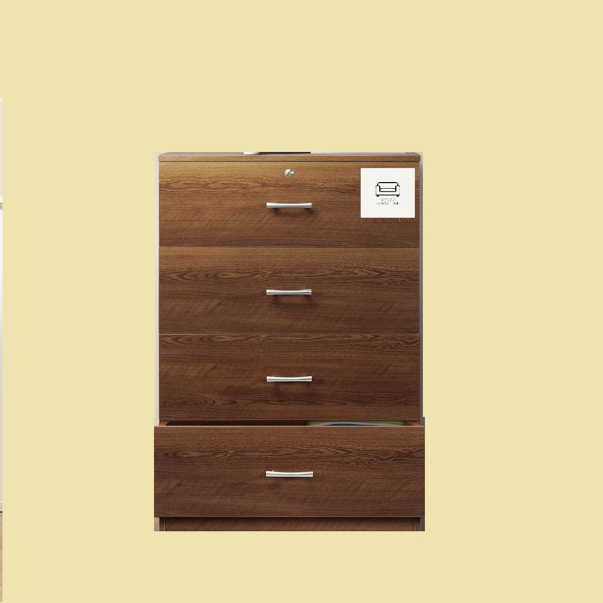 Picture of WARDEOBE L-30 W-16 H - 48 (Chestnut)