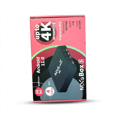 Picture of MXQ BOX S 4K Android TV Box Black 
