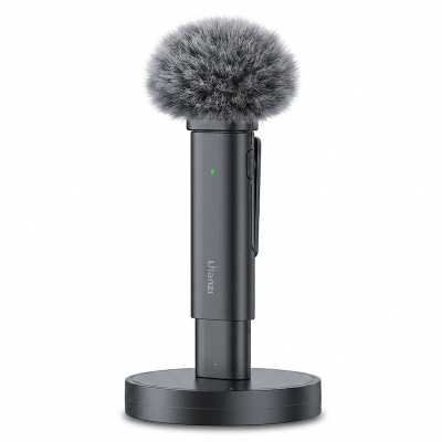 Picture of ULANZI WM-10 Wireless Lavalier Microphone Black 