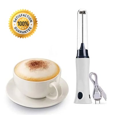 Picture of Hand Liquid Mixer and coffee maker juice maker - White Multicolor 