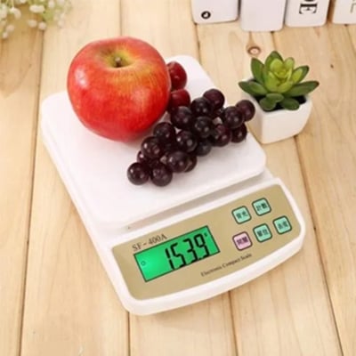 Picture of Digital Kitchen Weighing Machine Multipurpose Electronic Weight Scale with Backlit LCD Display for Measuring Food, Cake, Vegetable, Fruit Weighing Scale Multicolor 