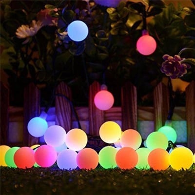 Picture of LED Ball Shaped String Fairy Lights Multi-color, 28 LED Ball light, Party, Wedding decoration, Holiday lights Multicolor 