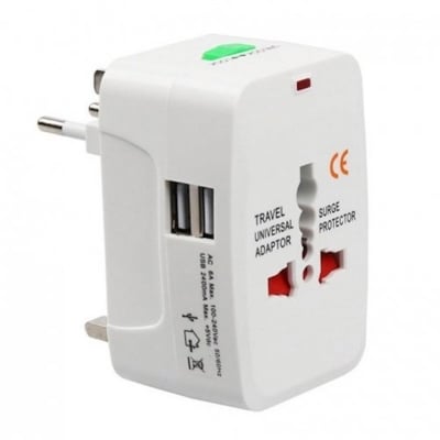 Picture of Travel Adaptor Universal International (All in One ) White 