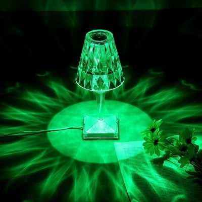 Picture of Leroxo Crystal Diamond Table Lamp Multicolor 